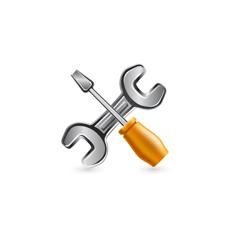 Work tool icon. Vector illustration on white background.のイラスト素材