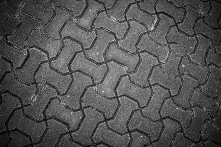 Background black and white pattern of bricks.の写真素材