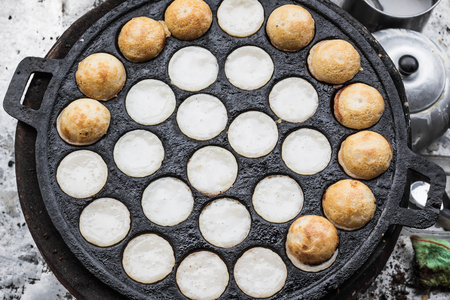 Knmcrk a traditional dessert of Thailand since ancient times.
