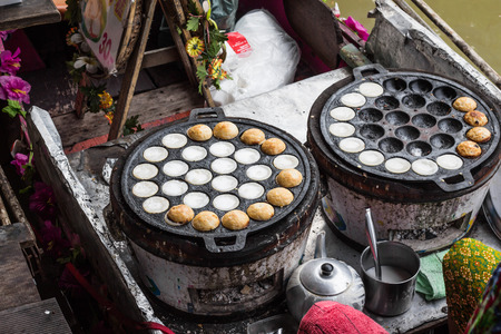 Knmcrk a traditional dessert of Thailand since ancient times.