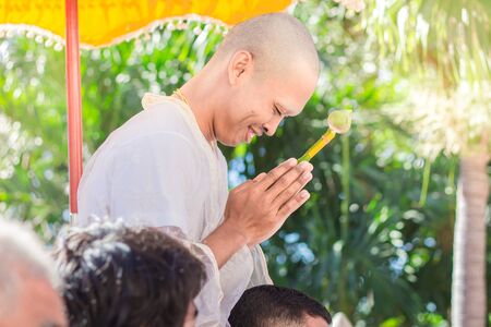 Nakhon Ratchasima, THAILAND, Nov 2015 : Thai males are ordained at the age of 21 years up to replace the grateful parents and follow the teachings of Buddhism come since ancient times.のeditorial素材