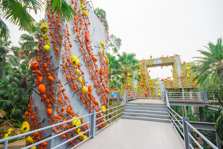 Pattaya, THAILAND, April 2017 : Statue ant at Nong Nooch Garden Pattaya.のeditorial素材