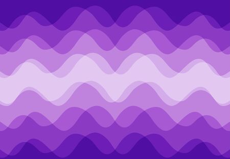 Abstract background vector along the purple wave that overlap.のイラスト素材