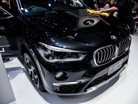 Nonthaburi, THAILAND, December2017 : BMW X1 sDrive 18i xLine on display in Motor Expo 2017 at Impact Arena exhibition Muangthong Thani in Thailand.のeditorial素材