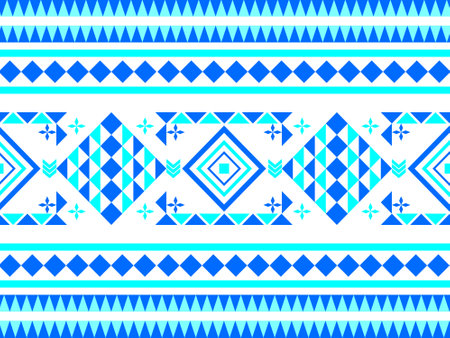 Ethnic boho seamless pattern. Tribal aztec ornament. Folk motif. Textile rapport.のイラスト素材
