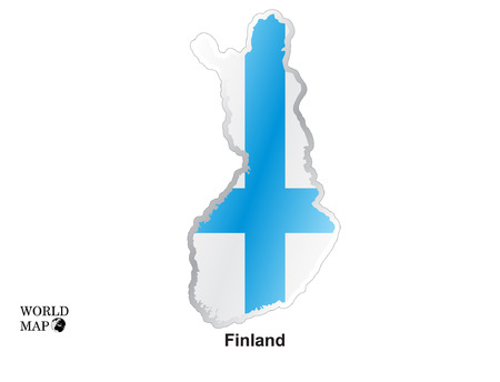 Map Finland.のイラスト素材