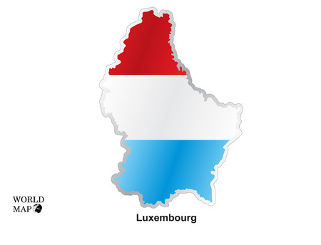 Map Luxembourg.のイラスト素材