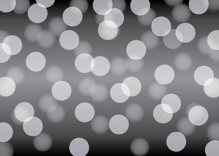 Black bokeh abstract light background.のイラスト素材