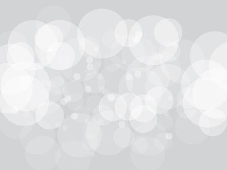 Abstract Gray circular bokeh background. Vector illustration.のイラスト素材