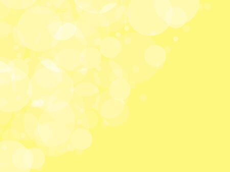 Abstract  Yellow circular bokeh background. Vector illustration.のイラスト素材