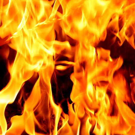 Red Fire and flames abstract background
