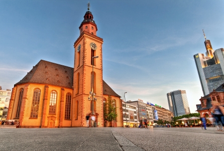 Frankfurt main squareのeditorial素材