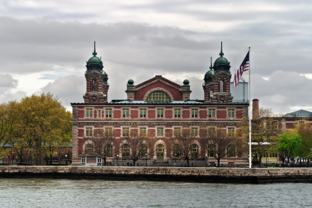 New York, USA, May 8, 2013  Ellis Island Immigration Museum in Ellis Island, New York, USA taken on a cloudy day on May 8th, 2013 のeditorial素材