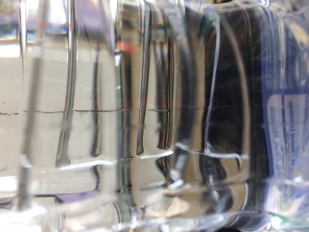 water in plastic bottle