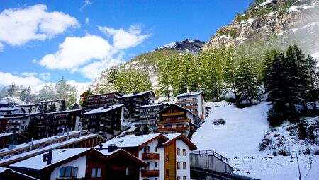 Scenic of Zermatt Switzerland Europeの写真素材