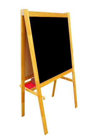 blank black board menu isolated objectの写真素材