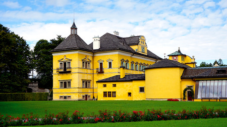 Hellbrunn palace and  landscape in Salzburg, Austria