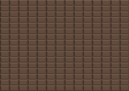 Brown dark Chocolate bar design variation pattern backgroundのイラスト素材