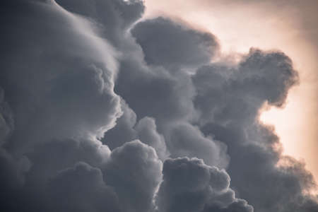 These images of a storm approaching rural parts of india were shot during low light condtions using a telephoto lens and fully zoomedの写真素材