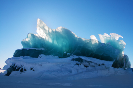 Ice icebergの写真素材
