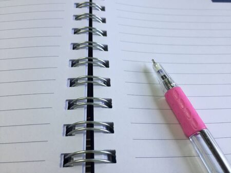 The workbook, blank page , the effective we can write by ourselfの素材