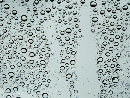The drop of the water on the mirrir