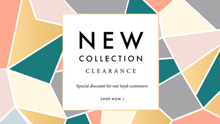 Modern Promotion Web Banner For Social Media Mobile Apps Elegant