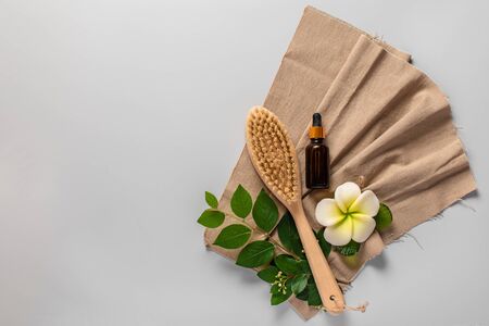 Natural skin care products. Zero waste, eco friendly bathroom and spa accessories. zero wasteの写真素材