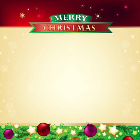 Vector illustration of beautiful christmas template for cards and greetingsのイラスト素材