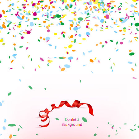 Vector illustration of confetti for multiple purposes.のイラスト素材
