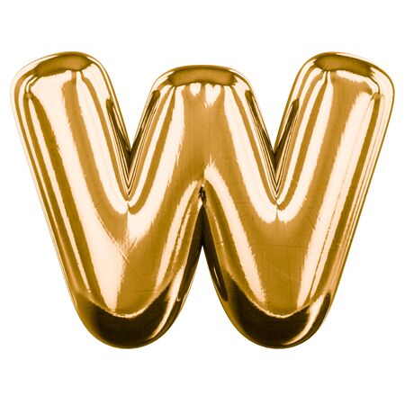 Inflatable letters of the alphabet. 3D renderingの写真素材