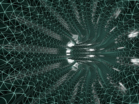Abstract Mysterious Vortex. 3D renderingの写真素材