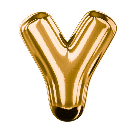 Inflatable letters of the alphabet. 3D renderingの写真素材