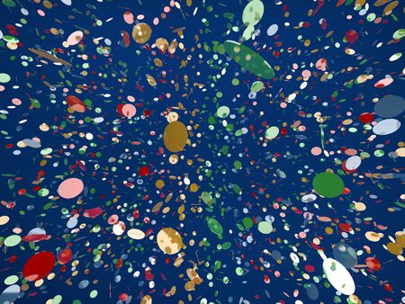Colorfull glitter texture on a solid background. 3D renderの写真素材