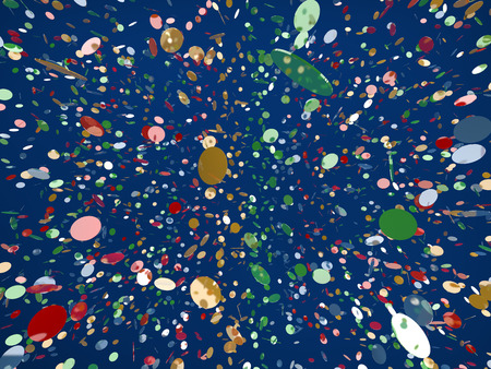 Colorfull glitter texture on a solid background. 3D renderの写真素材