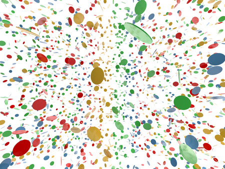 Colorfull glitter texture on a solid background. 3D renderの写真素材