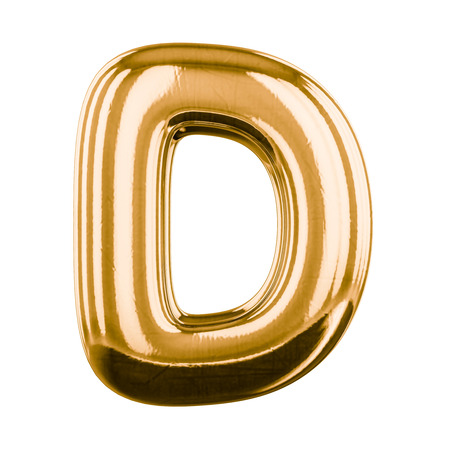 Inflatable letters of the alphabet. 3D renderingの写真素材