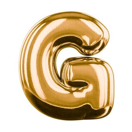 Inflatable letters of the alphabet. 3D renderingの写真素材