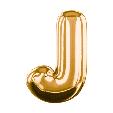Inflatable letters of the alphabet. 3D renderingの写真素材