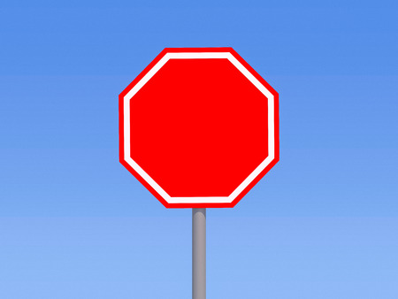High resolution road sign for art work. 3D rendering