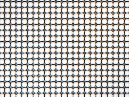 Geometric backdrop from spheres. 3D rendering