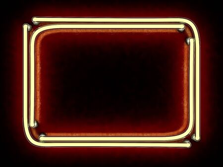 Modern retro billboard background with place for your text. 3D renderingの写真素材