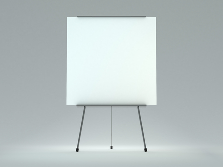 Stand for placing images and texts. 3D renderingの写真素材