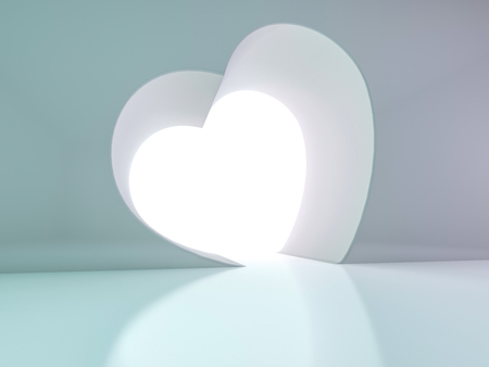 Abstract modern architecture background, empty open space interior. 3D renderingの写真素材