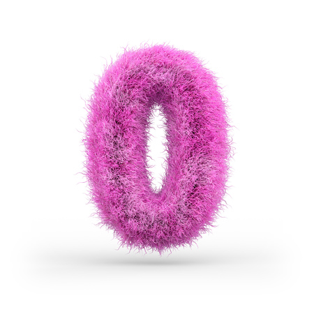 Uppercase fluffy and furry font made of fur texture for poster printing, branding, advertising. 3D renderingの写真素材