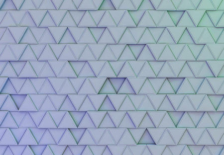Two tone triangle extruded abstract background. 3D renderingの写真素材