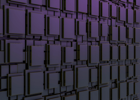 Abstract image of cubes background. 3D rendering