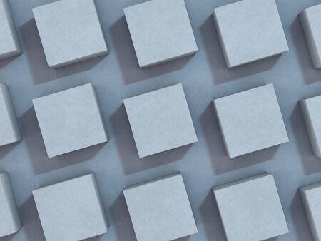 Abstract geometric background with shapes. 3D rendering