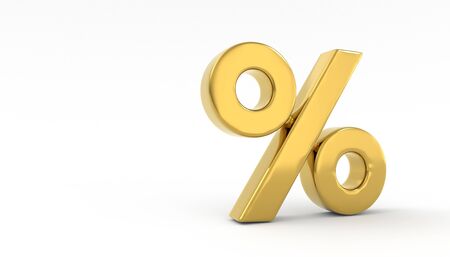 Seasonal sales background with percent discount pattern. Business illustration. 3D renderingの写真素材