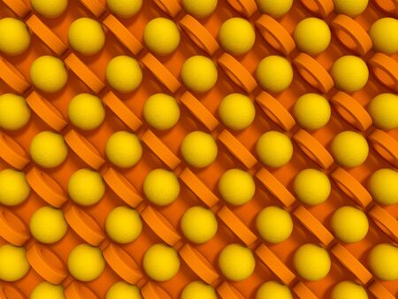 Abstract geometric background with shapes. 3D renderingの写真素材